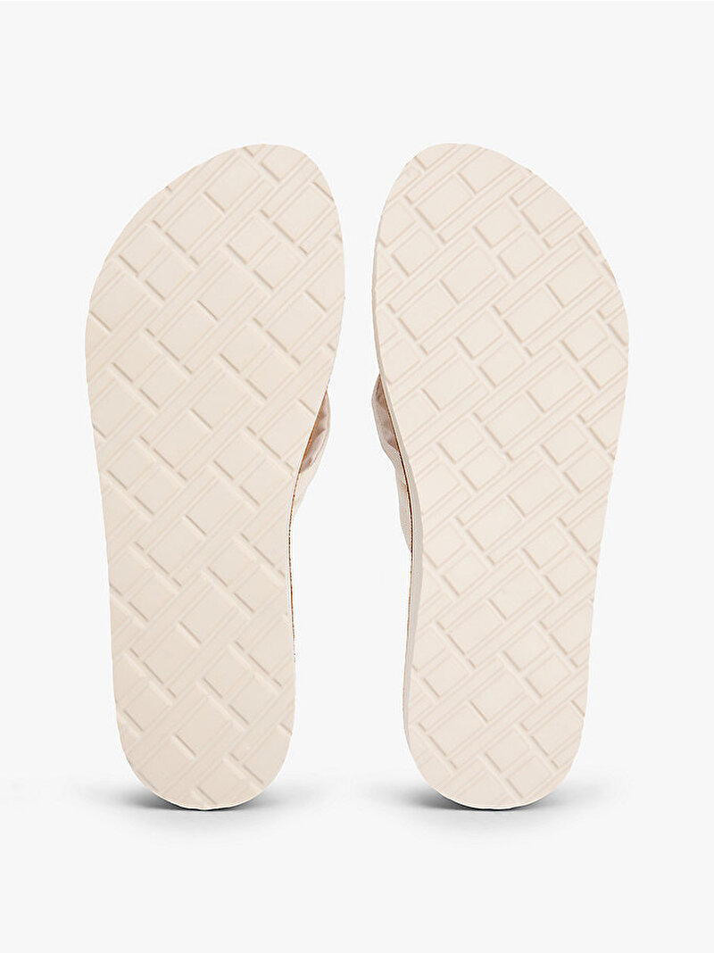 Kadın TH Leather Footbed Summer Terlik Bej FW0FW09194AEO