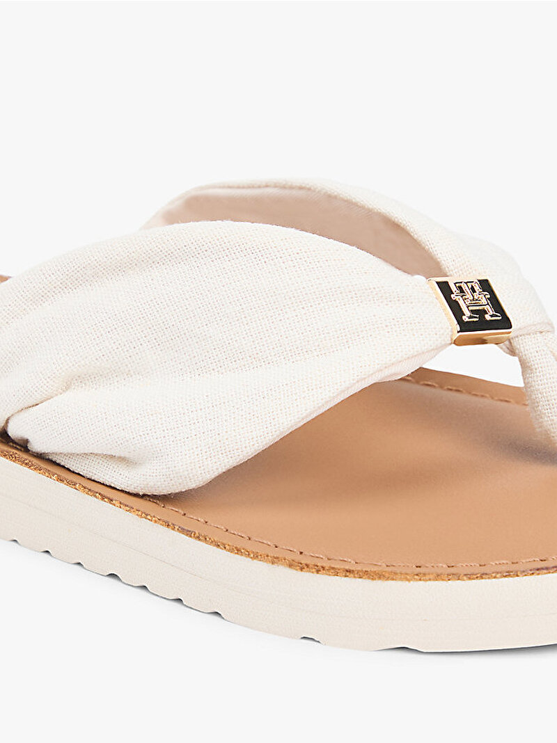 Kadın TH Leather Footbed Summer Terlik Bej FW0FW09194AEO