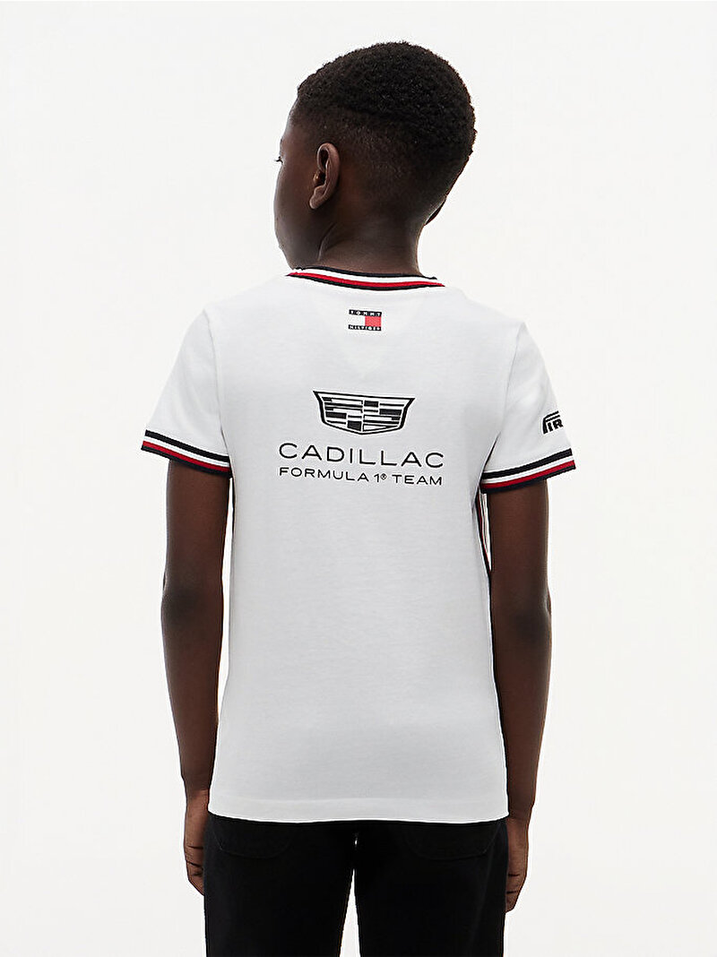Çocuk Unisex TH X CF1 Replica T-shirt Beyaz KS0KS00787YBR