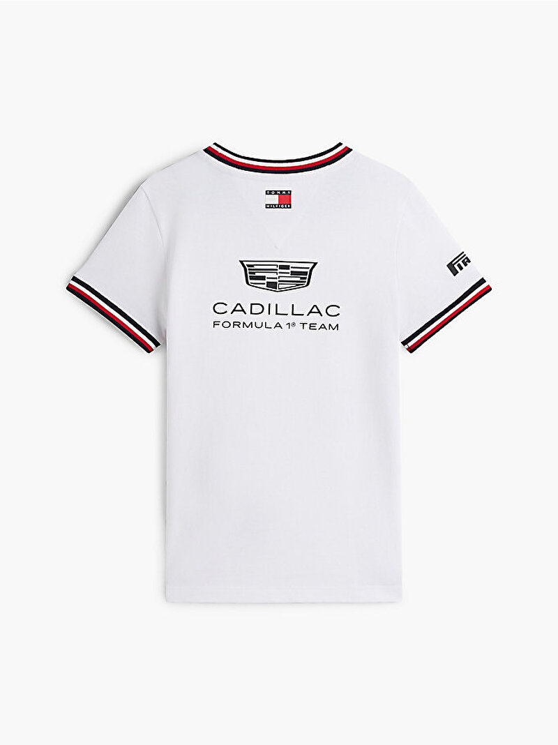 Çocuk Unisex TH X CF1 Replica T-shirt Beyaz KS0KS00787YBR