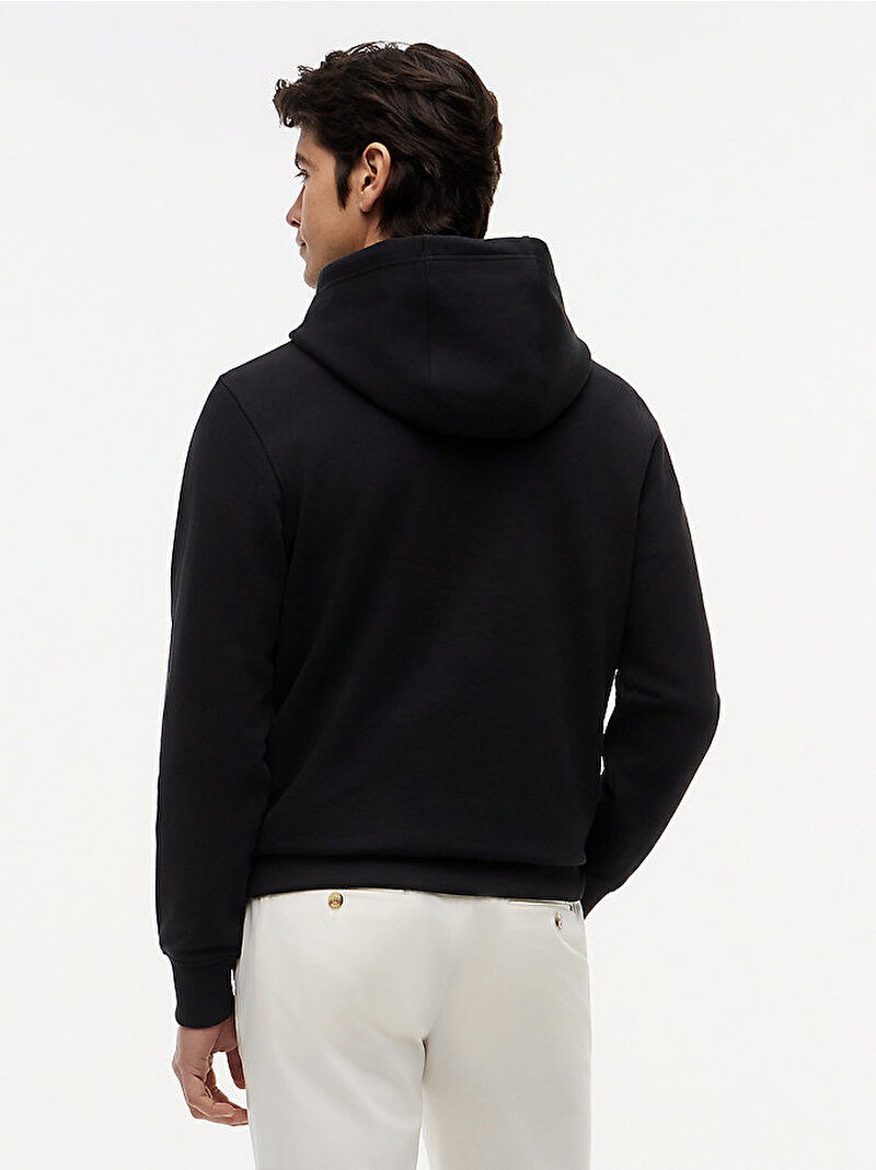 Unisex TH X CF1 Logo Hoodie Siyah MN0MN00079BDS
