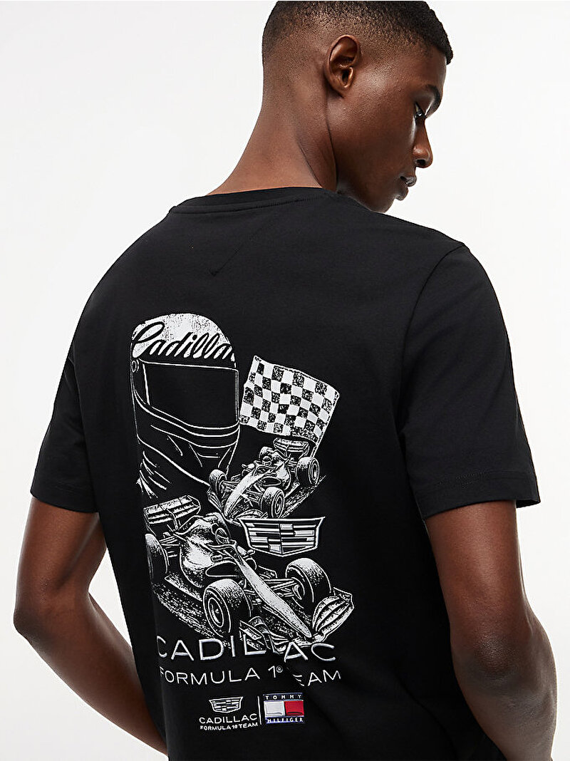 Unisex TH X CF1 Racing Graphic T-shirt Siyah MN0MN00092BDS