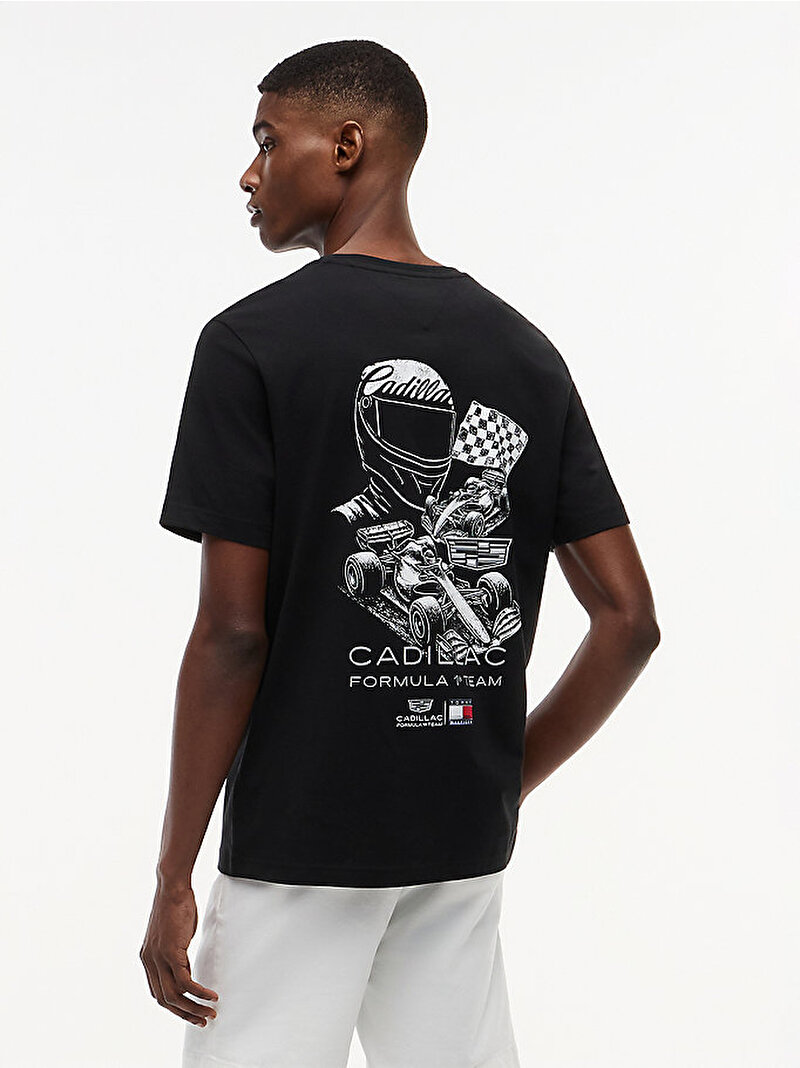 Unisex TH X CF1 Racing Graphic T-shirt Siyah MN0MN00092BDS