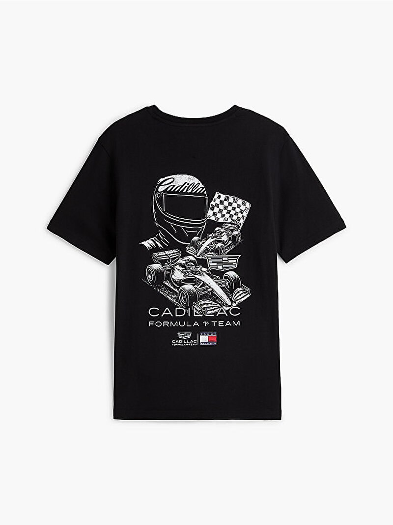 Unisex TH X CF1 Racing Graphic T-shirt Siyah MN0MN00092BDS