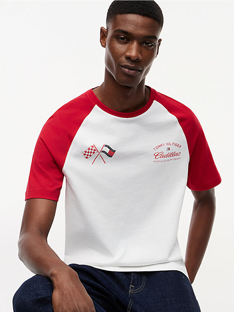 Unisex TH X CF1 Varsity Graphic T-shirt Çok renkli MN0MN00098YBR