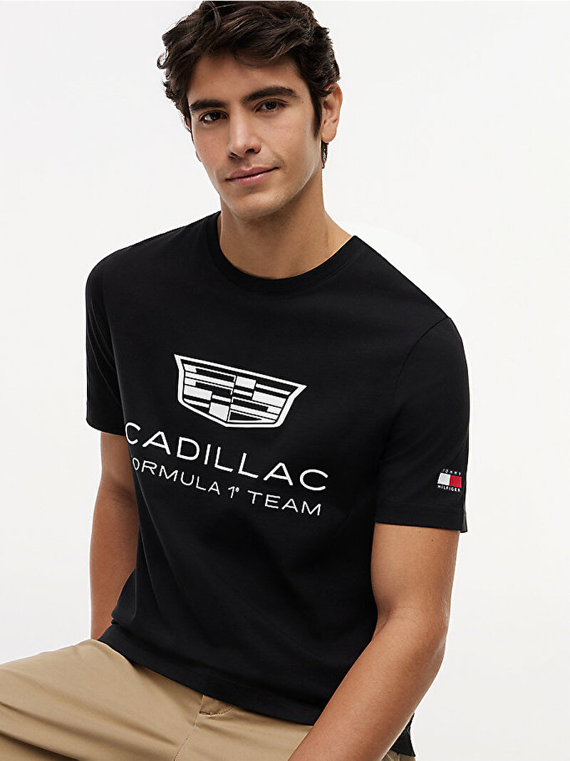 Unisex TH X CF1 Shield T-shirt Siyah MN0MN00100BDS