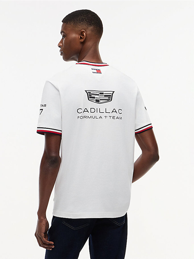 Unisex TH X CF1 Drivers 77 T-shirt Beyaz MN0MN00108YBR