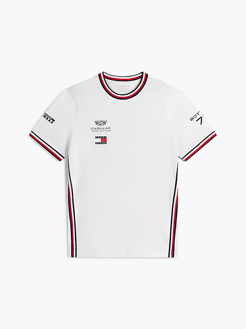 Unisex TH X CF1 Drivers 77 T-shirt Beyaz MN0MN00108YBR