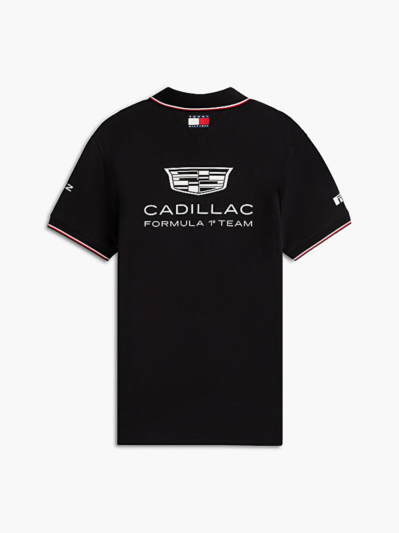 Unisex TH X CF1 Drivers Polo T-shirt Siyah MN0MN00109BDS