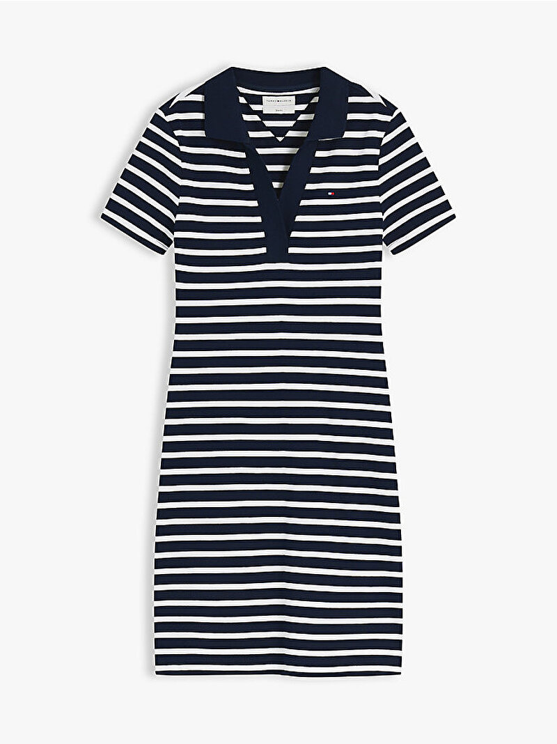 Kadın Slim Open Polo Elbise Çok renkli WW0WW425670X4