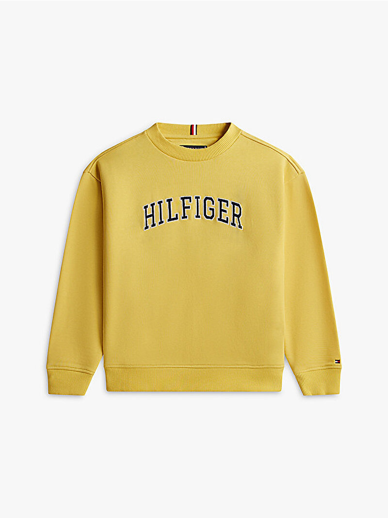 Erkek Çocuk Hilfiger Varsity Sweatshirt Sarı KB0KB10404ZGP