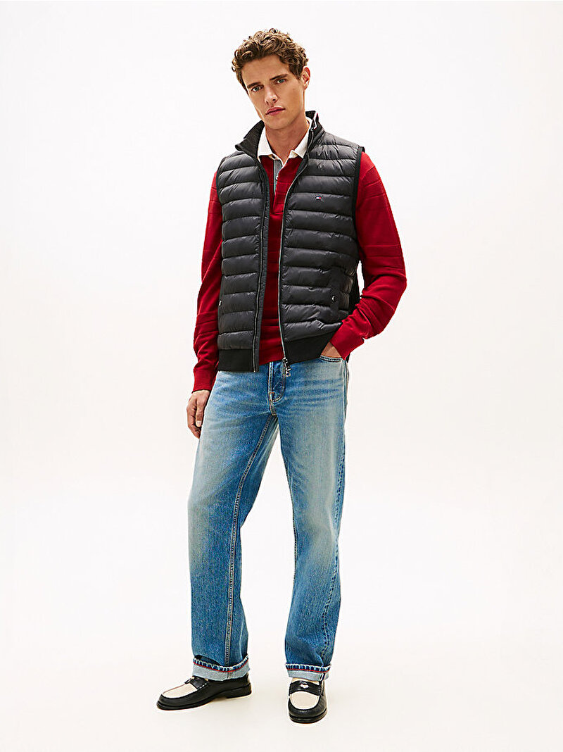 Erkek Mix Media Essential Sweatshirt Siyah MW0MW41441BDS
