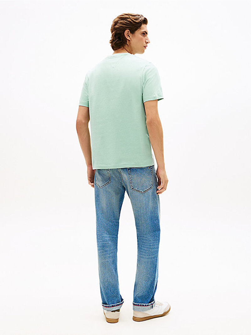 Erkek Essential Seasonal Regular Fit T-shirt Yeşil MW0MW39995MAI