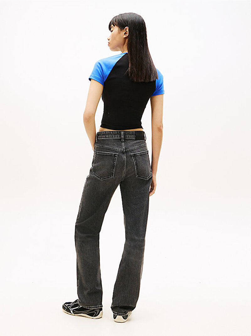 Kadın Kira Mr Slim Jean Pantolon Siyah DW0DW226491BZ