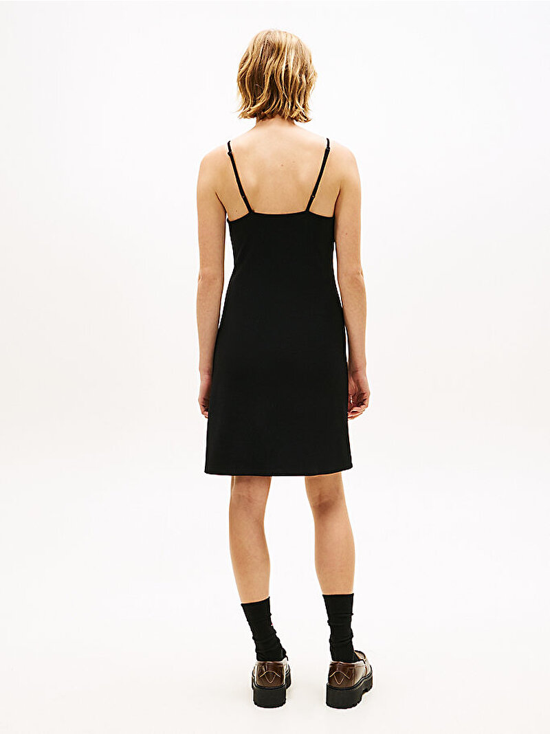 Kadın TJW Linear Strappy Elbise Siyah DW0DW22338BDS