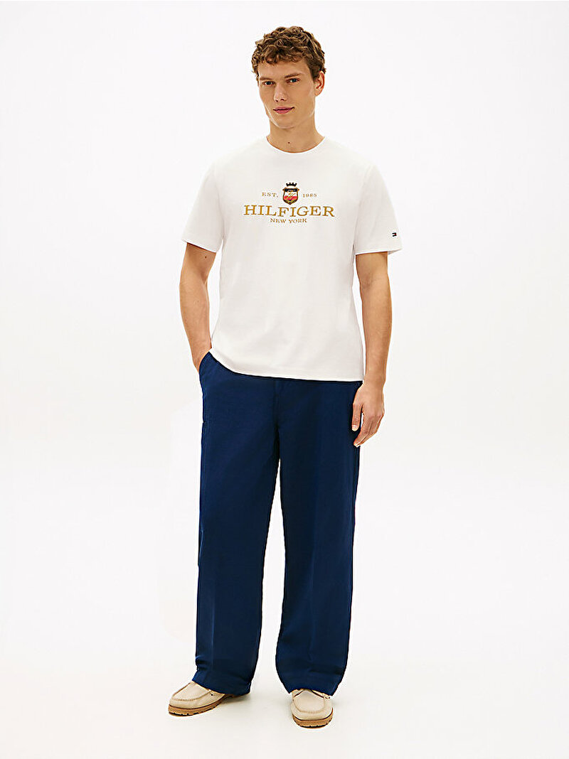 Erkek Icon Graphic T-shirt Beyaz MW0MW42302YBR