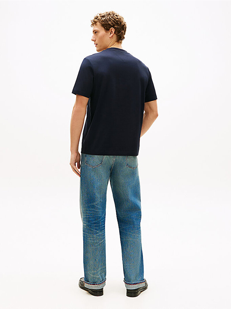 Erkek Icon Graphic T-shirt Lacivert MW0MW42302DW5