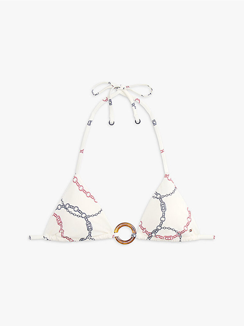 Kadın Triangle Print Bikini Üstü Çok renkli UW0UW063930K8