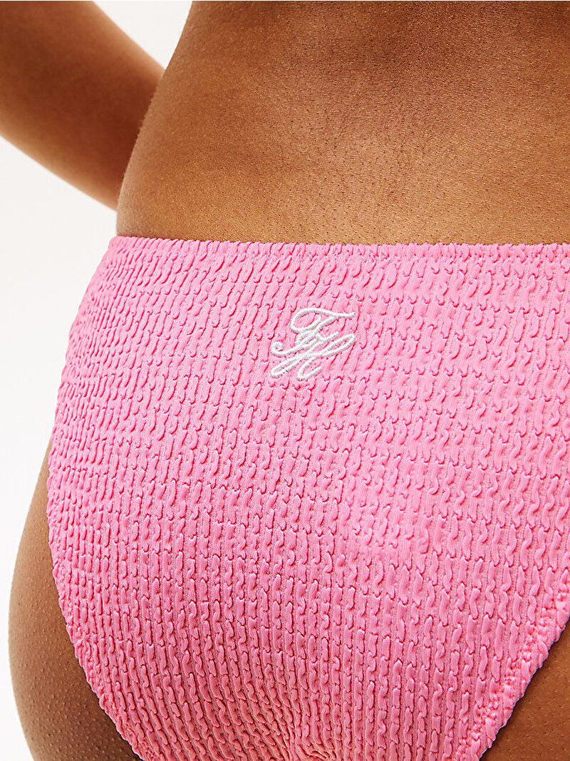 Kadın V String Side Tie Bikini Altı Pembe UW0UW06402TOR