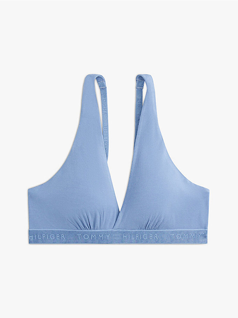 Kadın Longline Triangle Sütyen Mavi UW0UW06496C2B