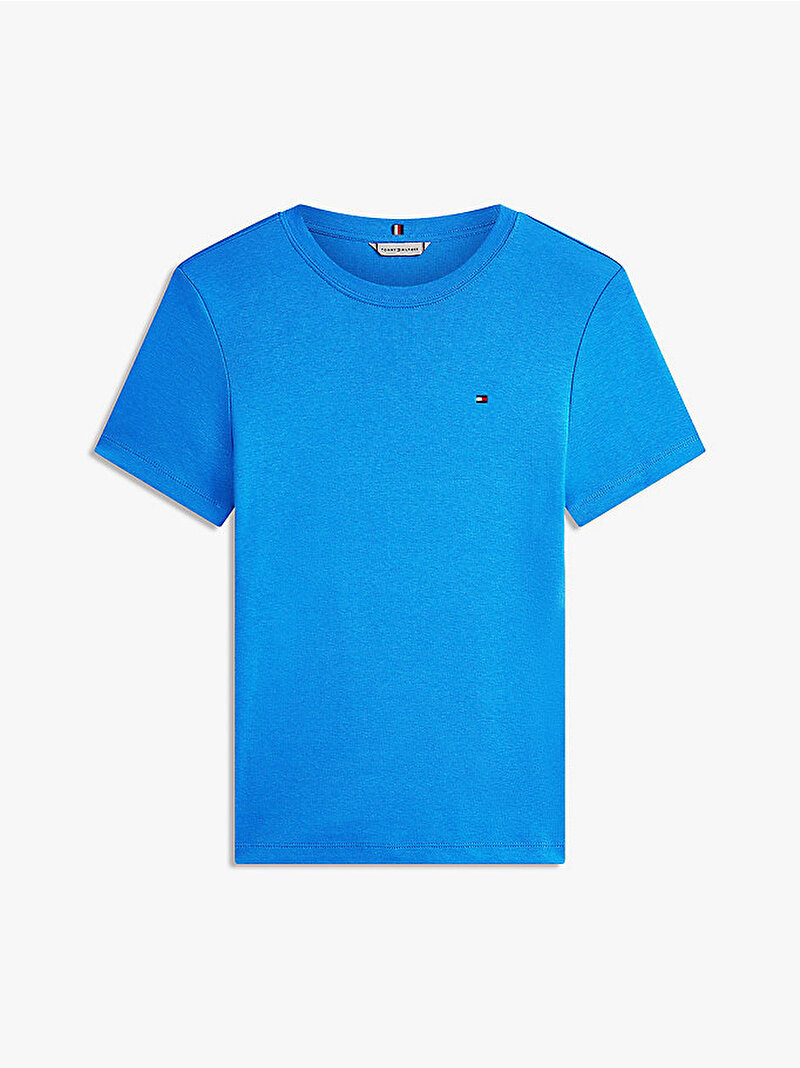 Kadın Slim Cody T-shirt Mavi WW0WW40587C4U