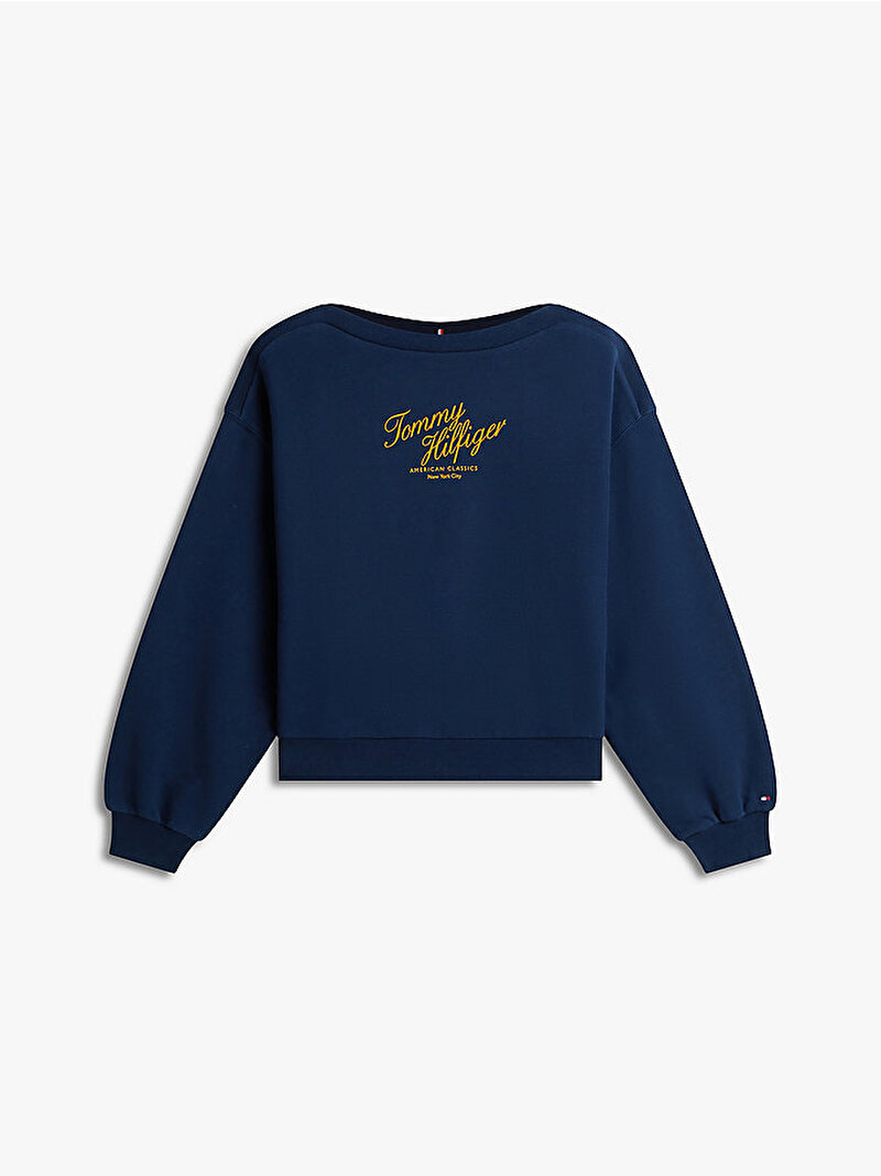 Kadın Modern Sweatshirt Lacivert WW0WW47846C1G