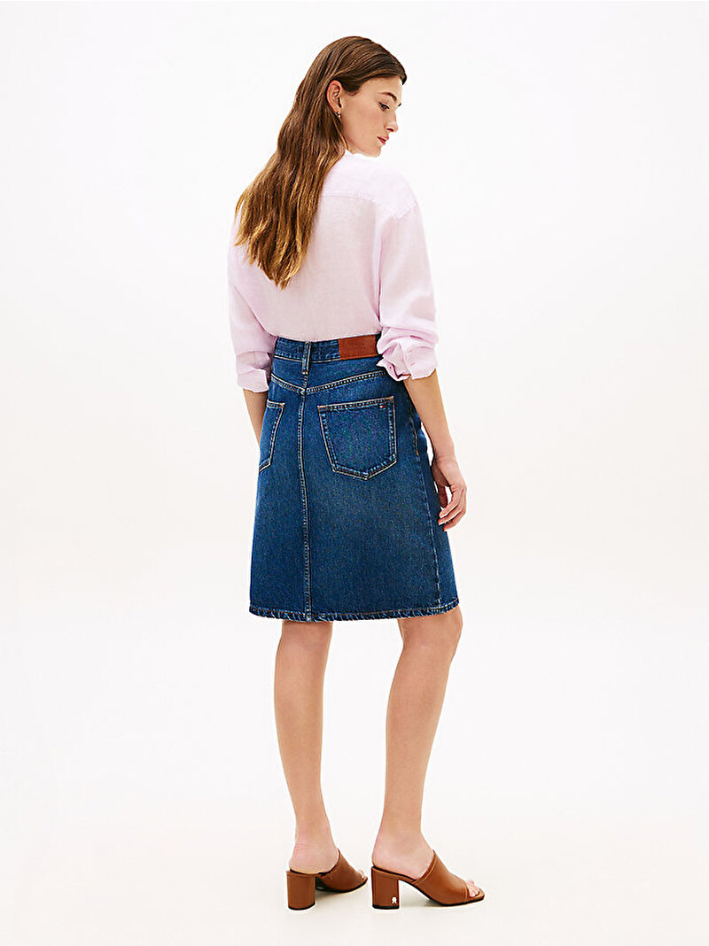 Kadın Denim New Doreen Etek Lacivert WW0WW496691BJ
