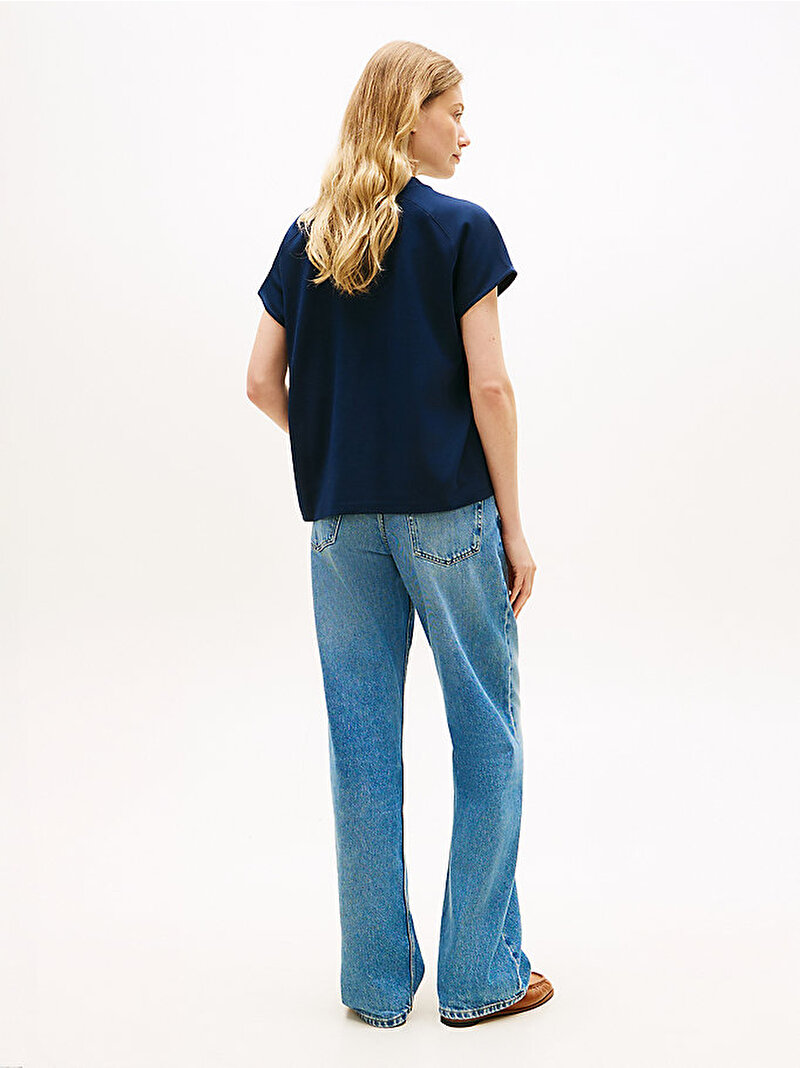 Kadın Seasonal T-shirt Lacivert WW0WW50787C1G
