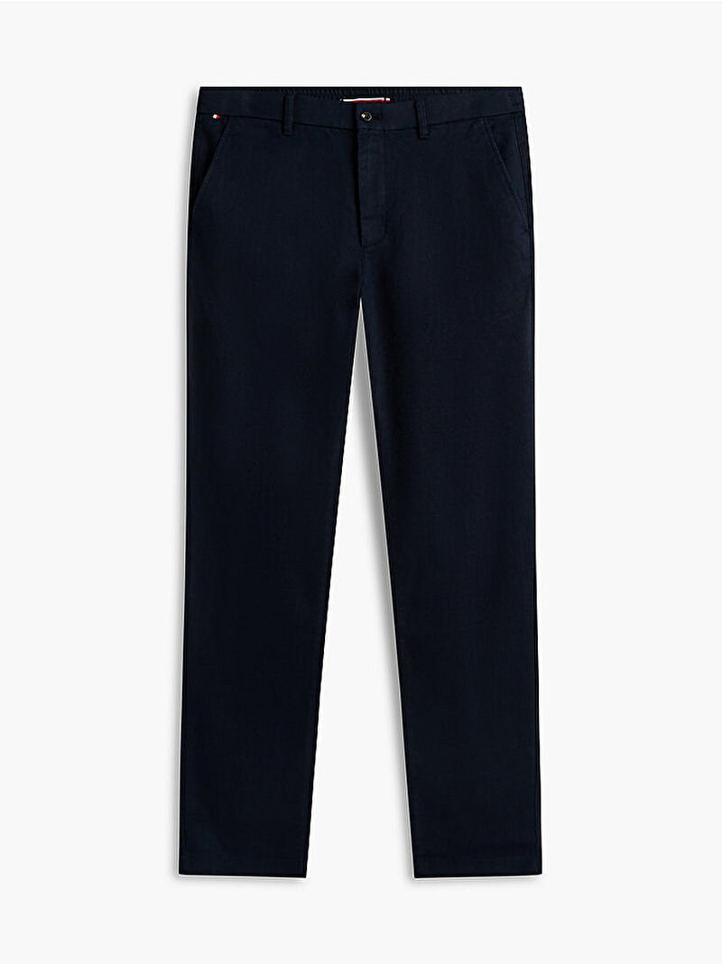 Erkek Denton Sorona Linen Pantolon Lacivert MW0MW42337DW5