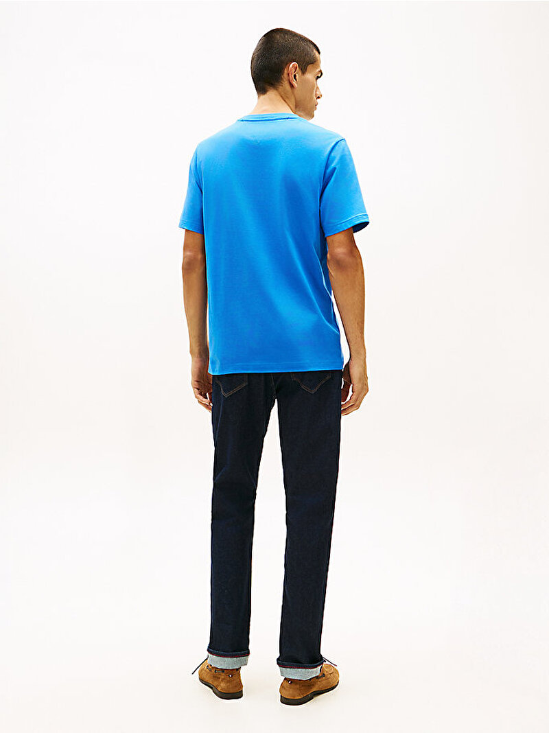 Erkek Brand Love Lockup T-shirt Mavi MW0MW42363C4U