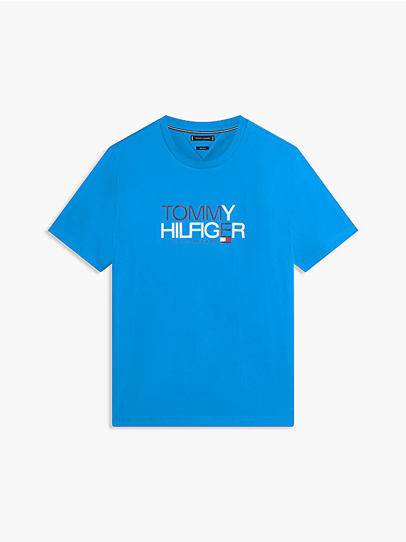 Erkek Brand Love Lockup T-shirt Mavi MW0MW42363C4U