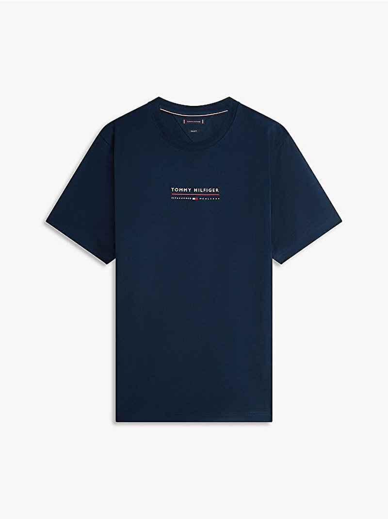 Erkek Brand Love Lockup T-shirt Lacivert MW0MW42363DW5