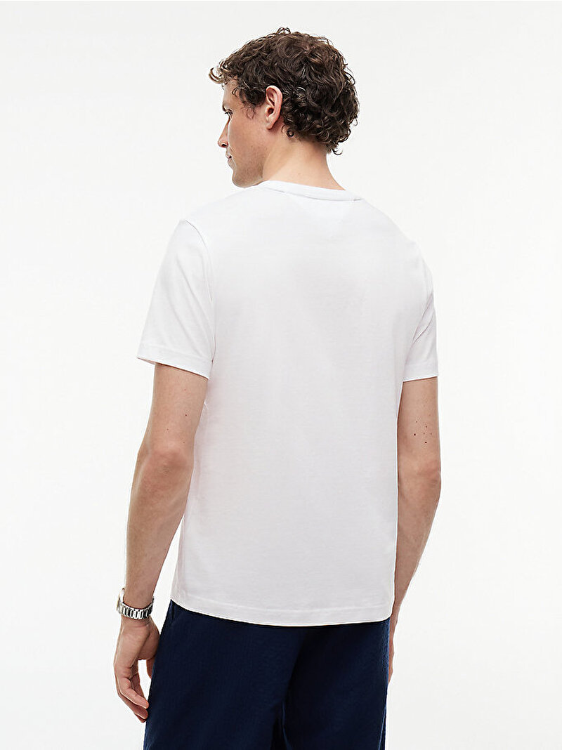 Erkek Brand Love Lockup T-shirt Beyaz MW0MW42363YBR