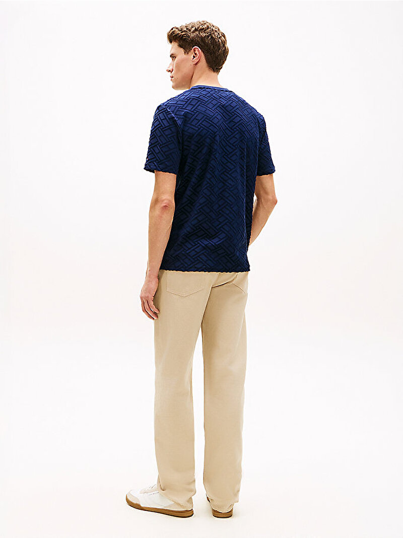 Erkek Flag Jacquard T-shirt Lacivert MW0MW42381DCC