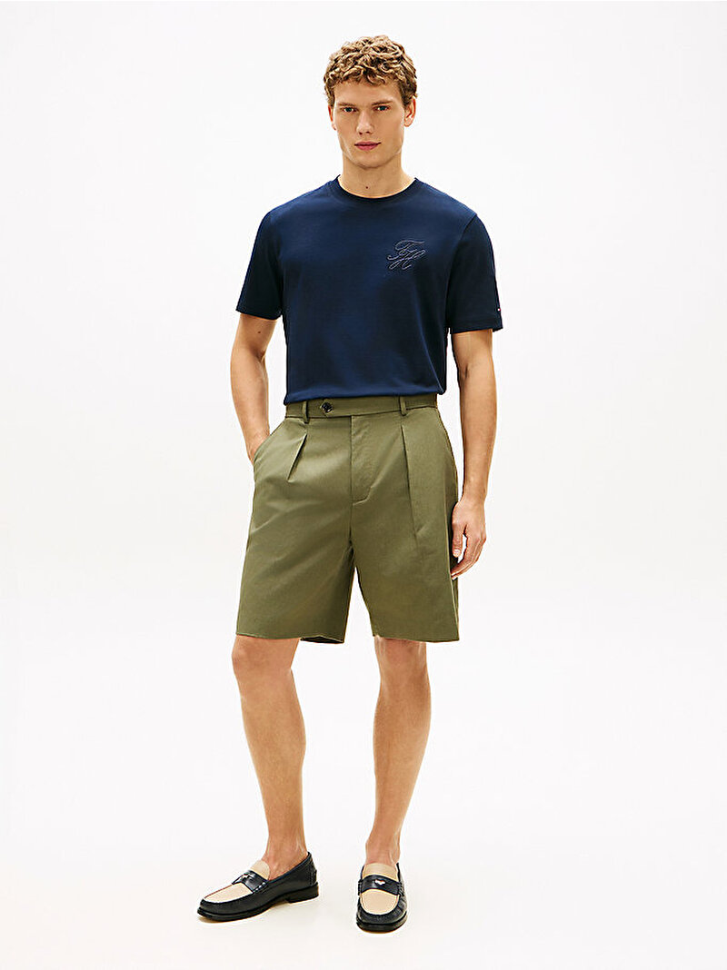 Erkek Light Interlo T-shirt Lacivert MW0MW42391DW5