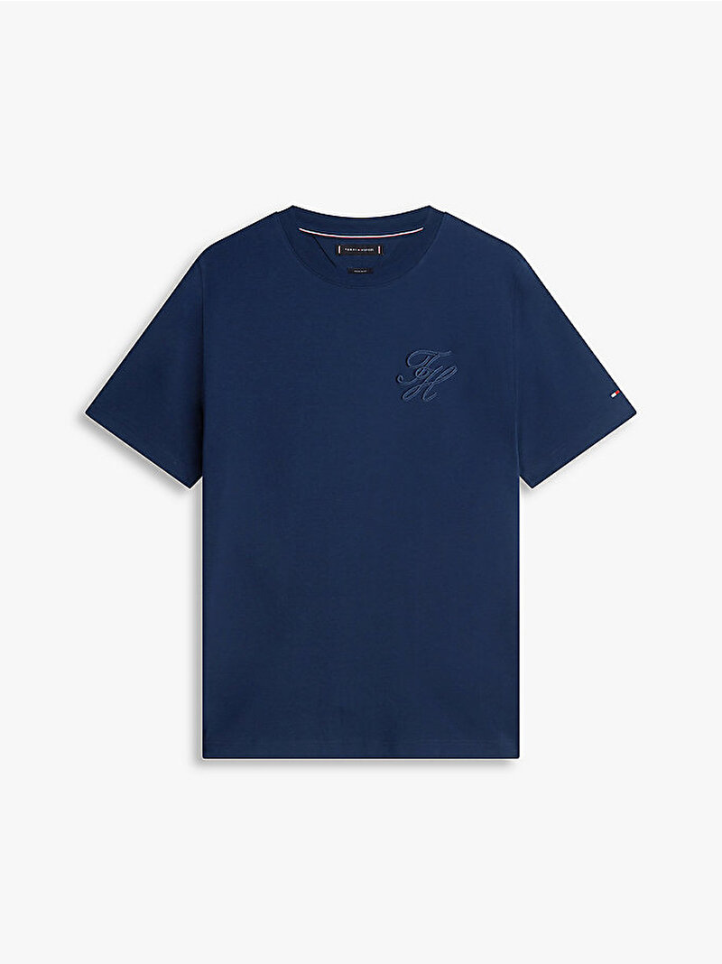 Erkek Light Interlo T-shirt Lacivert MW0MW42391DW5