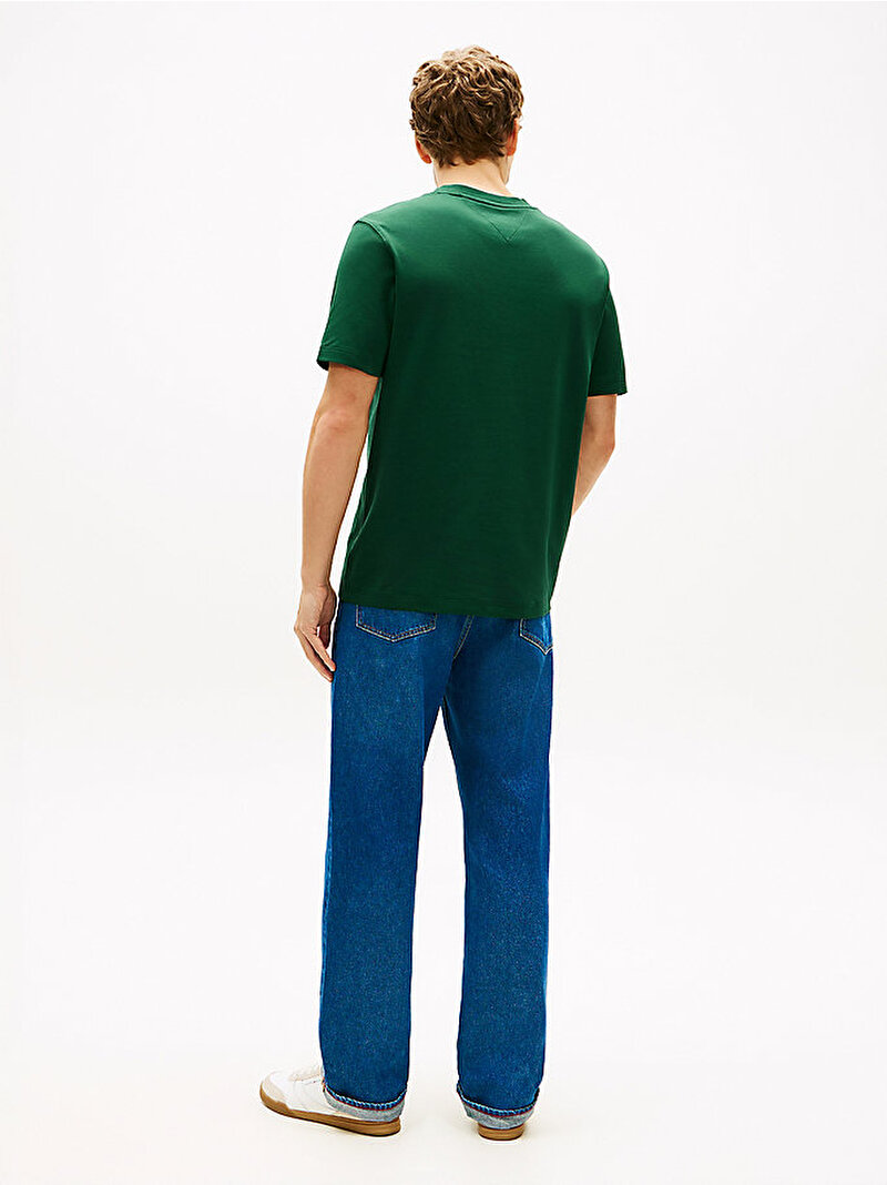 Erkek Light Interlo T-shirt Yeşil MW0MW42391MBN
