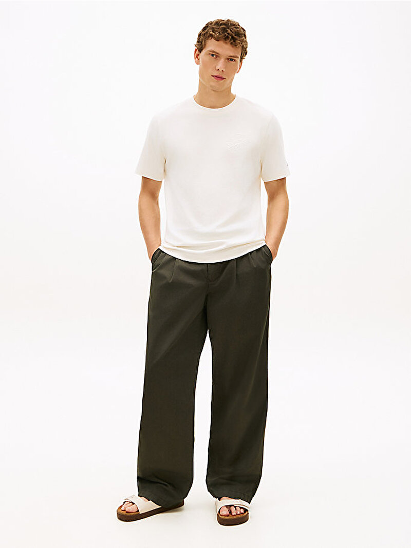 Erkek Light Interlo T-shirt Beyaz MW0MW42391Z00