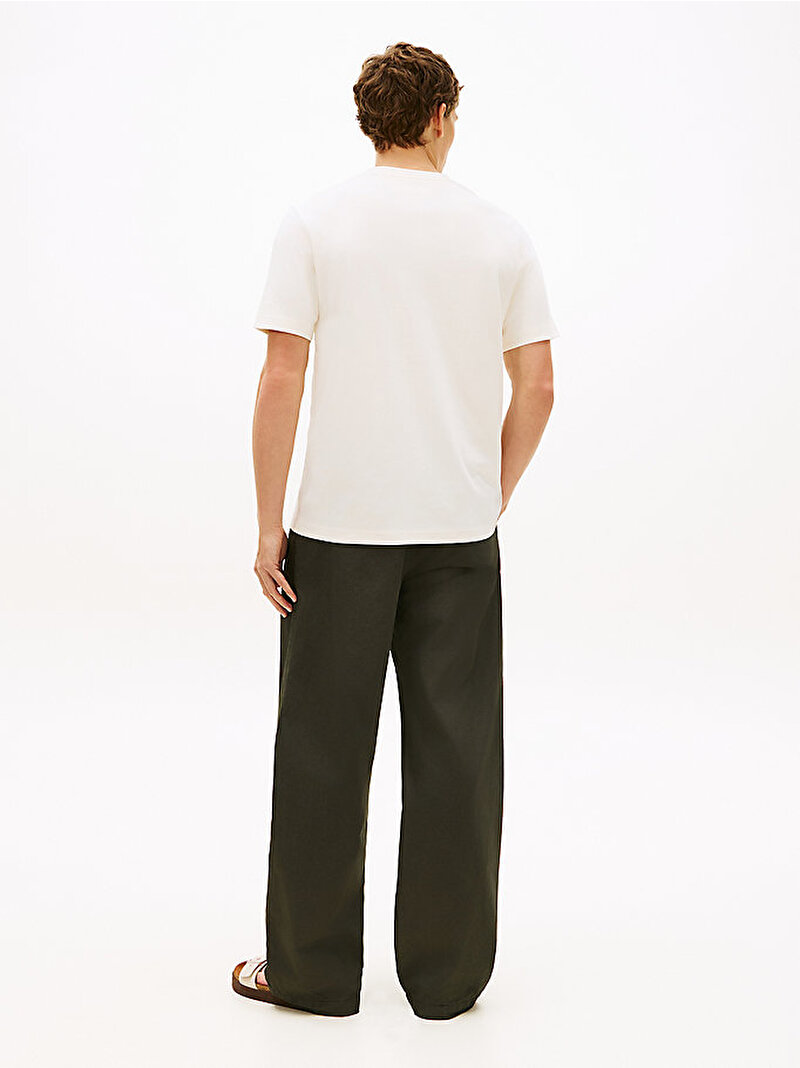 Erkek Light Interlo T-shirt Beyaz MW0MW42391Z00