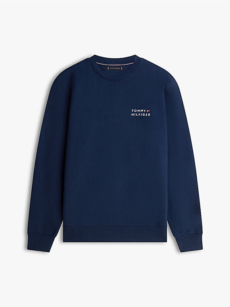 Erkek Brand Love Sweatshirt Lacivert MW0MW42463DW5