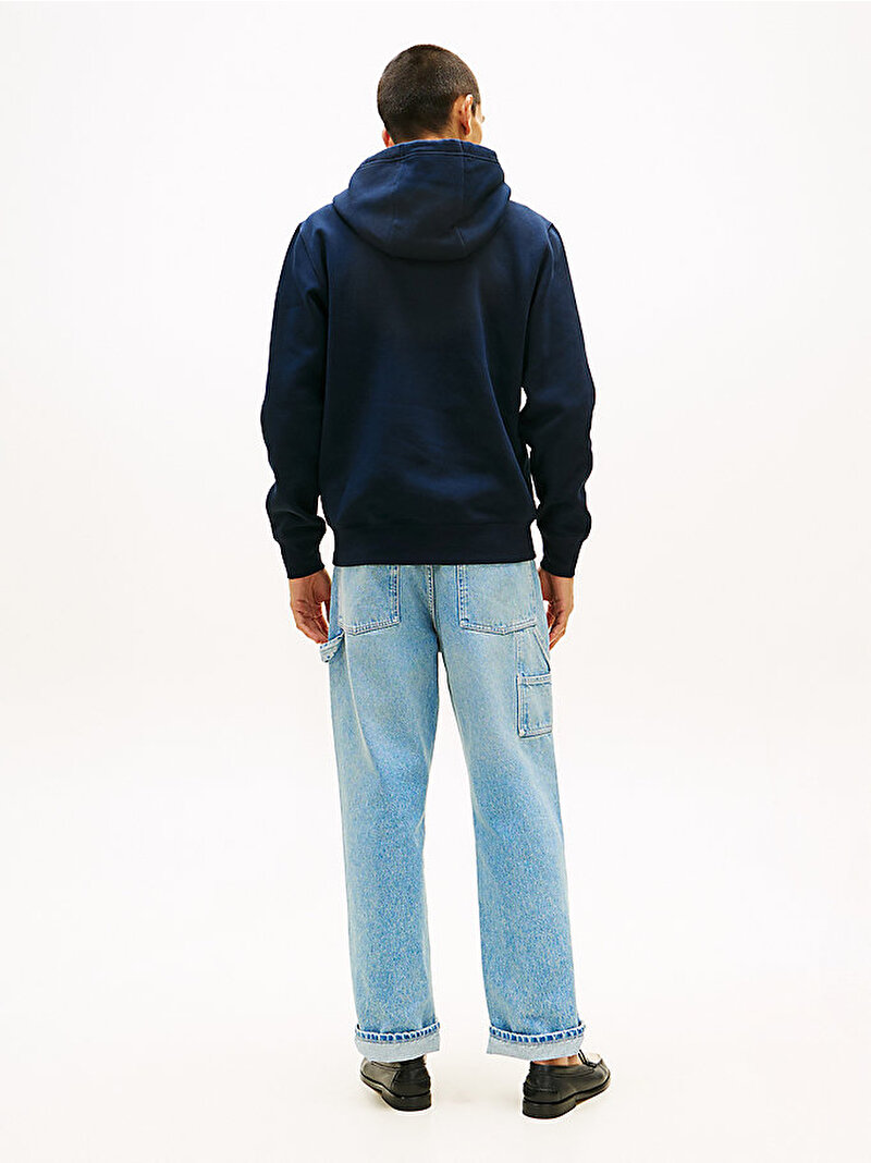 Erkek Brand Love Sweatshirt Lacivert MW0MW42464DW5