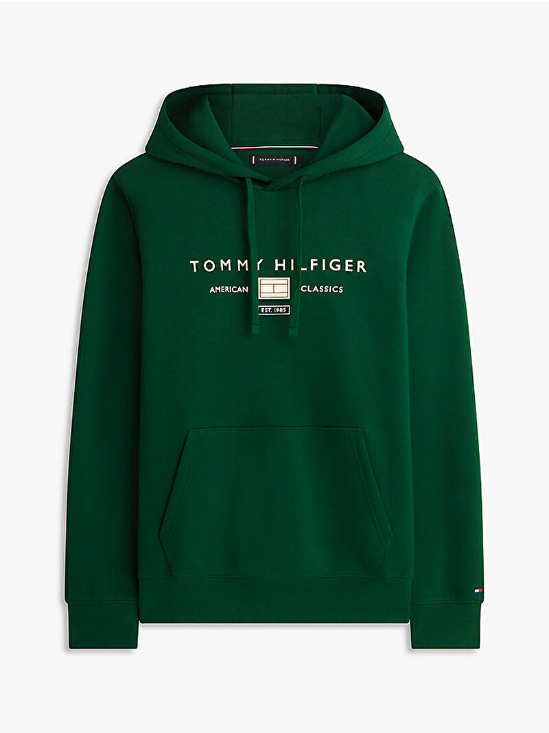 Erkek Brand Love Sweatshirt Yeşil MW0MW42464MBN