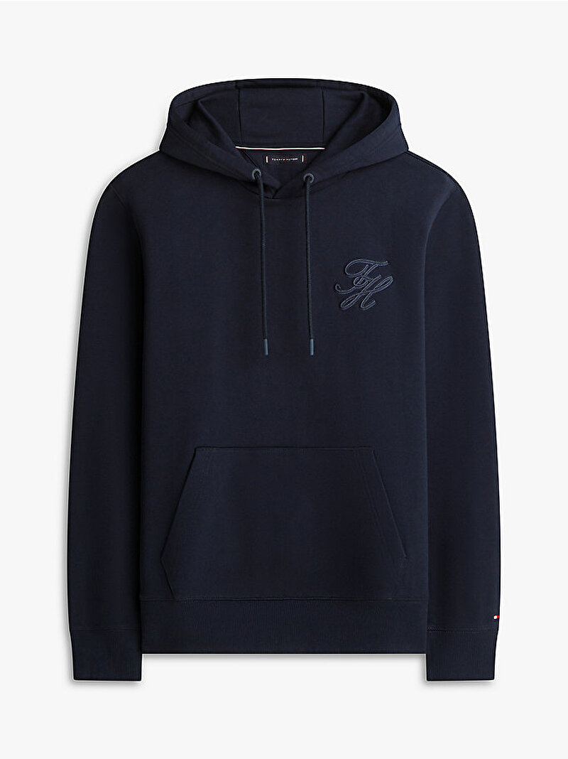 Erkek Monogram Hoodie Lacivert MW0MW42488DW5