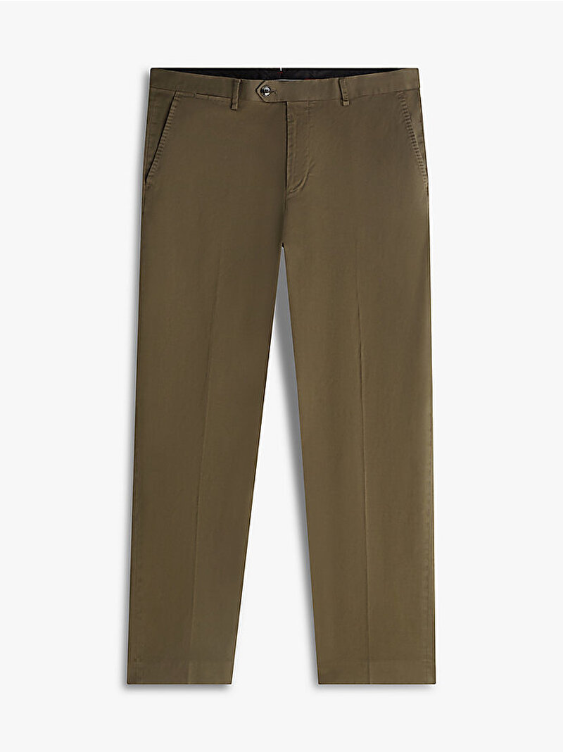 Erkek Linen Pantolon Yeşil MW0MW42714RBN