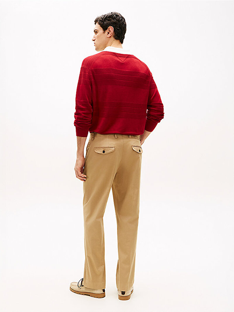 Erkek Linen Pantolon Bej MW0MW42714RBT