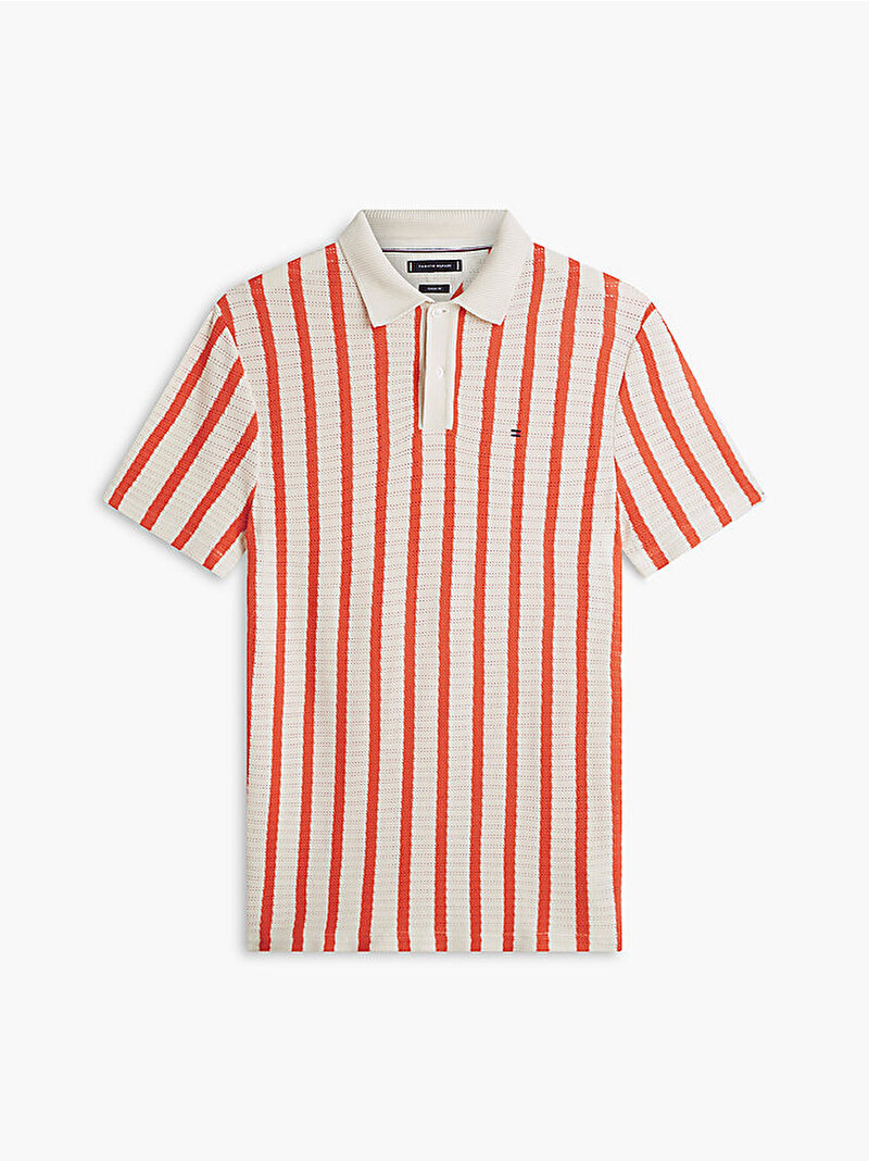 Erkek Open Knit Relaxed Fit Polo T-shirt Çok renkli MW0MW427700DO