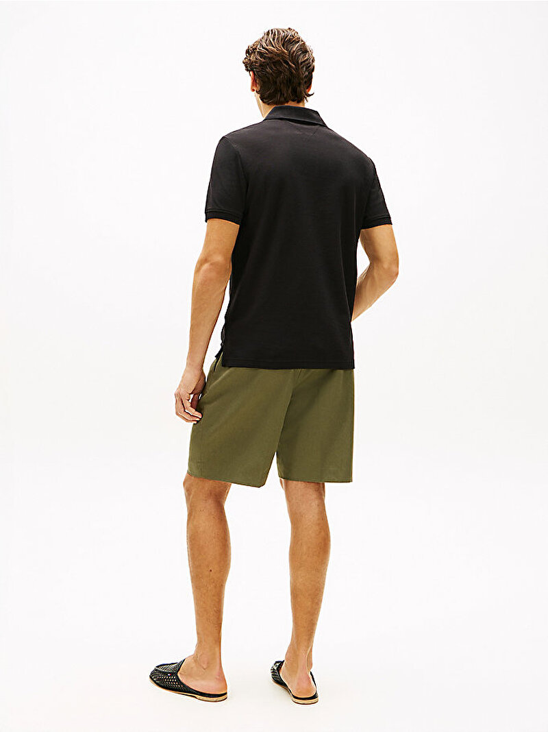 Erkek TH Regular Polo T-shirt Siyah MW0MW43046BDS