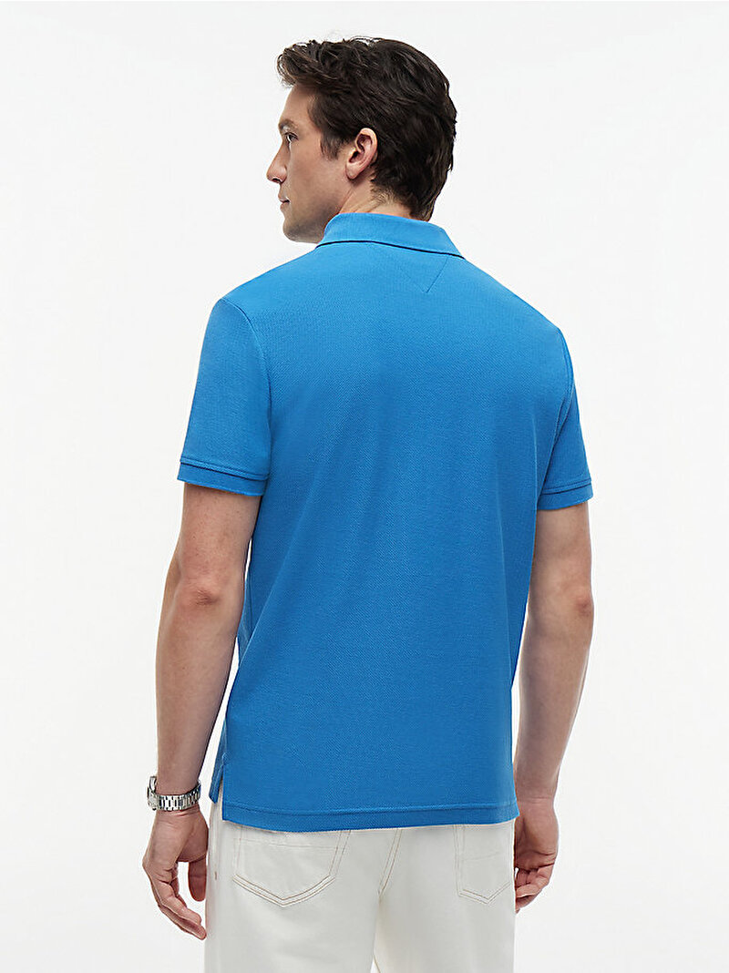 Erkek TH Regular Polo T-shirt Mavi MW0MW43046C4U
