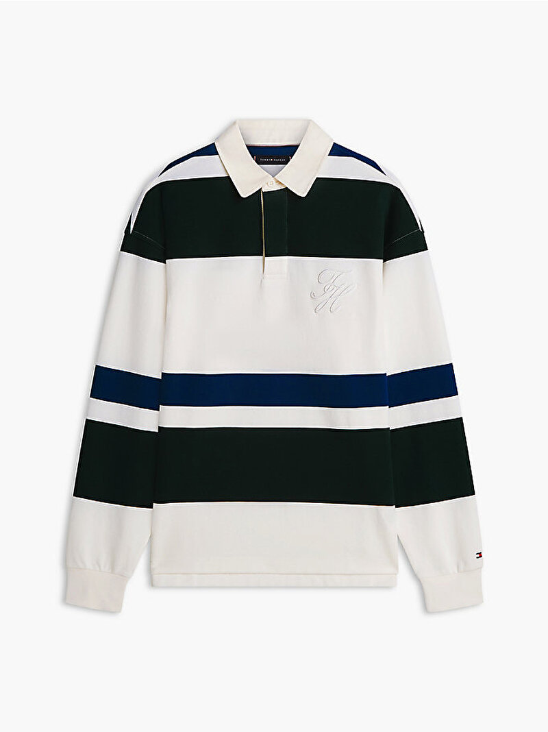 Erkek Relaxed Stripe Rugby Sweatshirt Çok renkli MW0MW430640FA