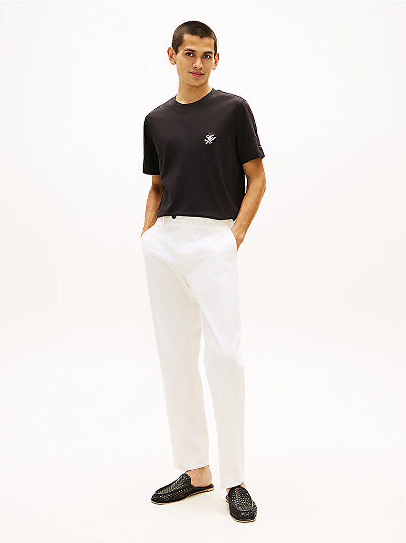 Erkek Monogram Swim T-shirt Siyah MW0MW43066BDS